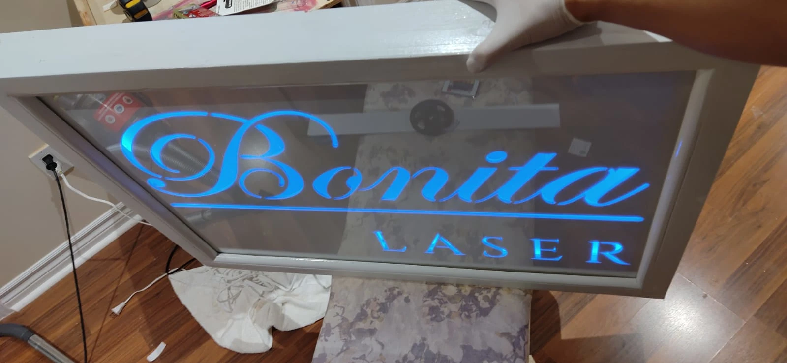 Bonita Laser Frame Lighting Installation